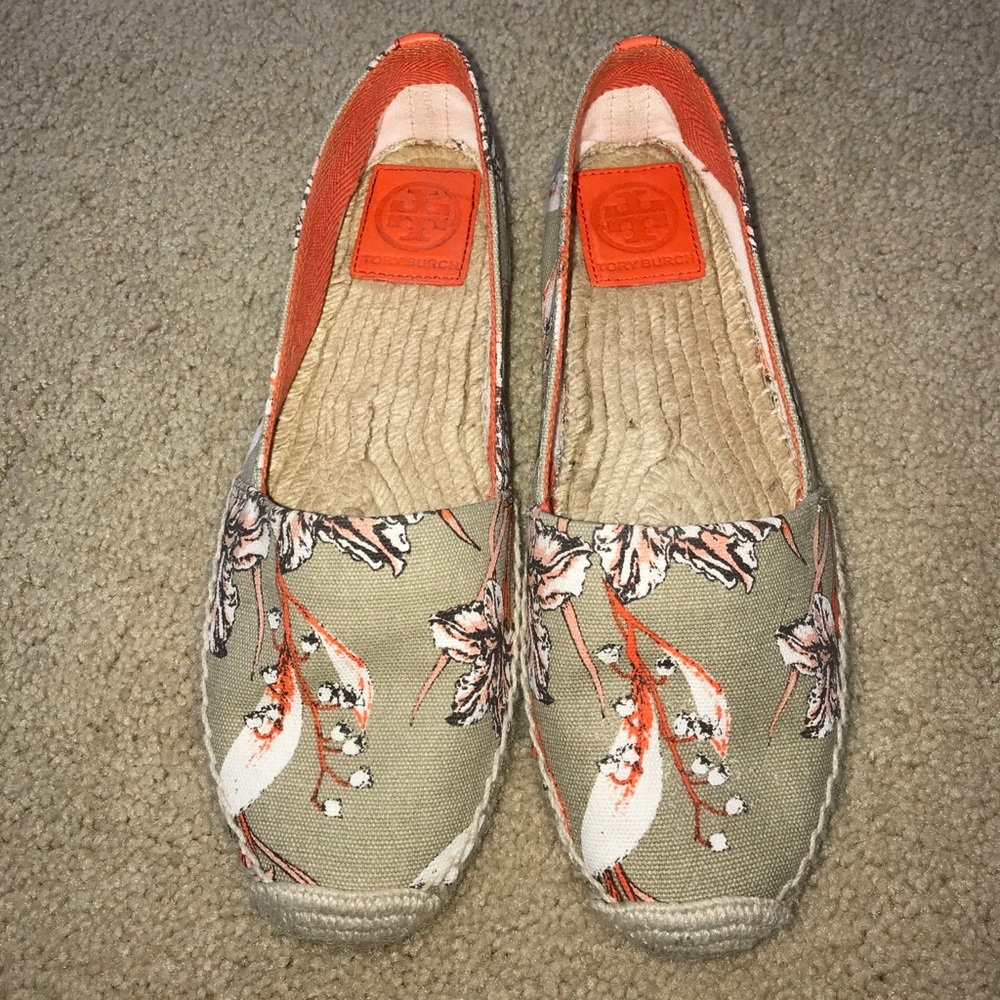 Tory Burch floral espadrilles